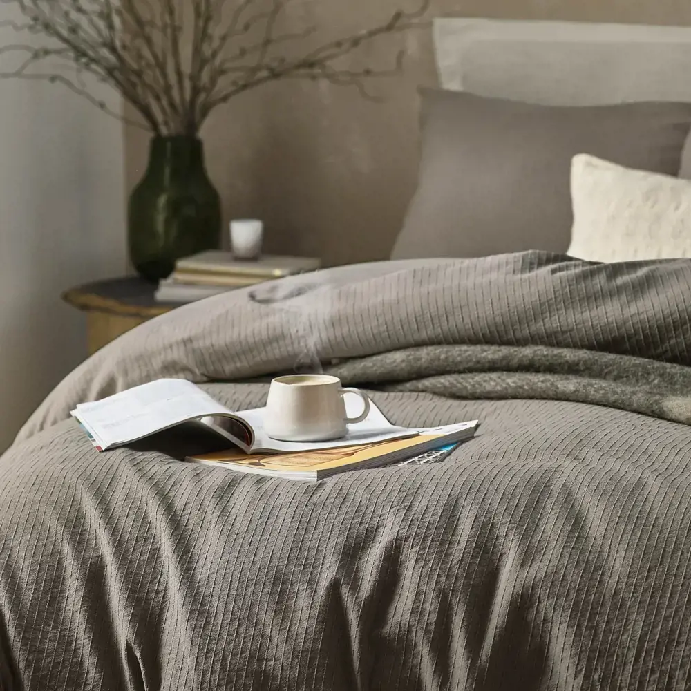 Yard Malton Mole Stripe Duvet Cover Set